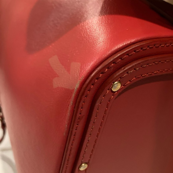 Chloe Roy Red Shoulder Bag. - Picture 10 of 12